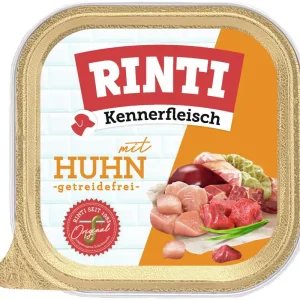 Versand Am Gleichen Tag Sparpaket 9 x 300 g Rinti Kennerfleisch mit Huhn Hunde Nassfutter